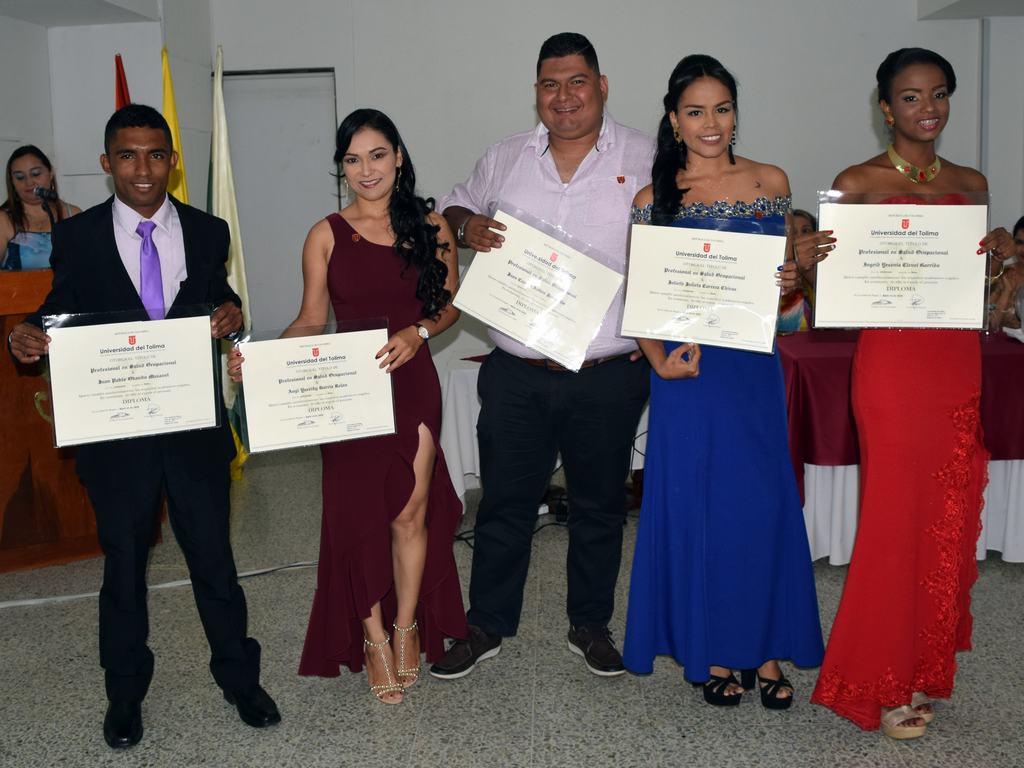 Juan Pablo Monsalve,  Angie García, Juan Camilo Avilés, Julieth Carrera y Ingrid Yesenia Garrido.